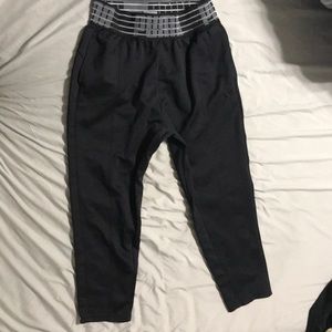 Black Puma capris sweatpants